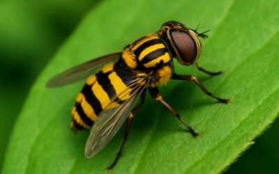 Discover the Fascinating World of Flies with Yellow Stripes: Nature’s Striking Tiny Marvels