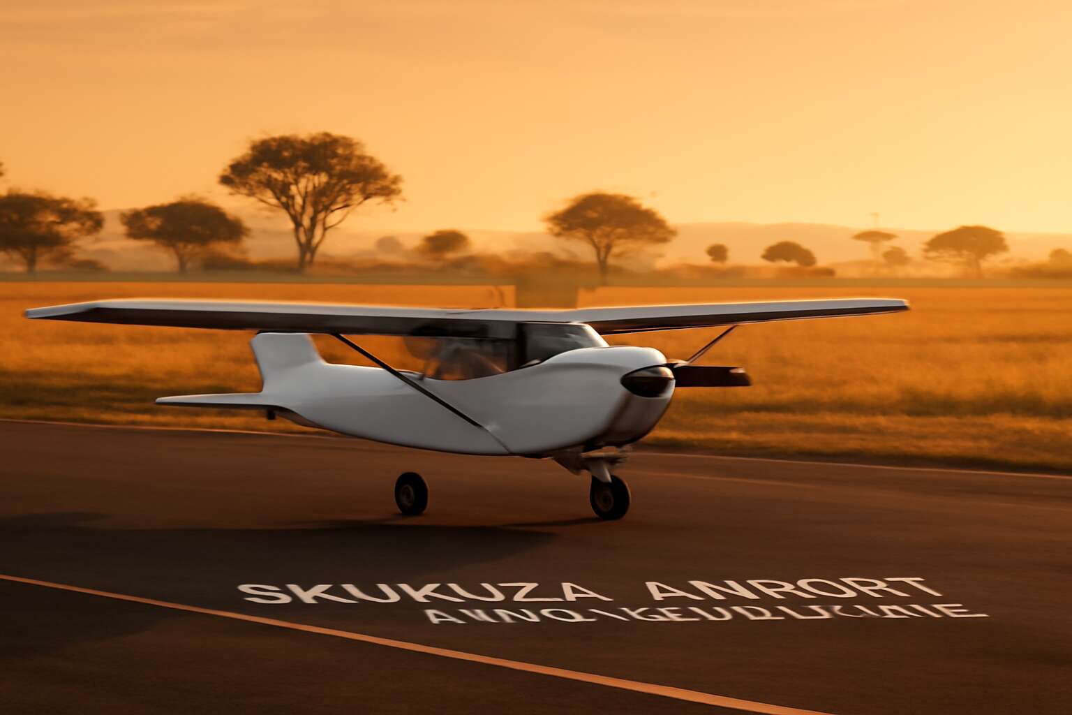 who flies to skukuza