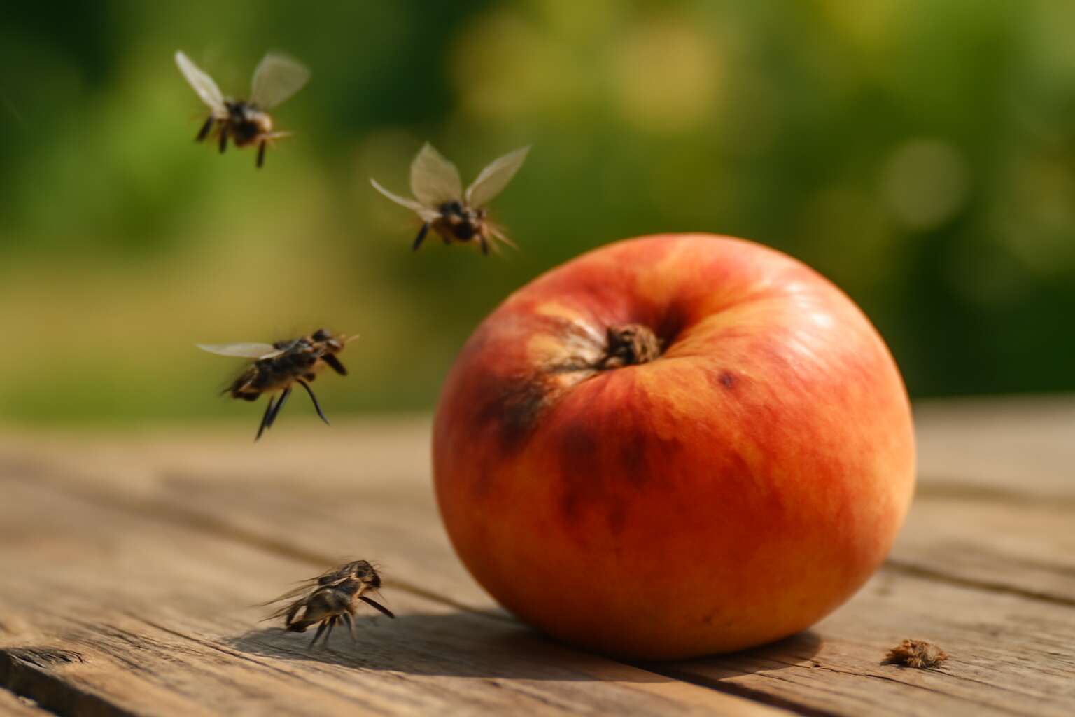 flies is attracted