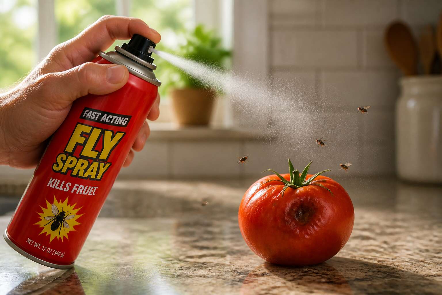 will fly spray kill fruit flies