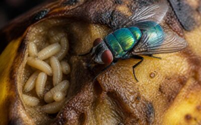 Flies with worms are a garden threat; identify and stop them.