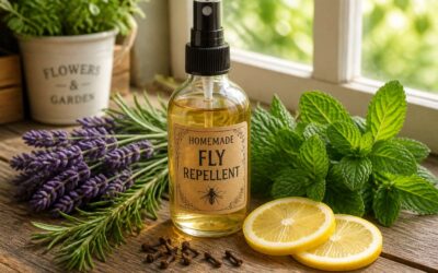 Make flies repellent homemade in minutes with natural ingredients.